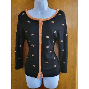 Einii unique vintage burger cardigan